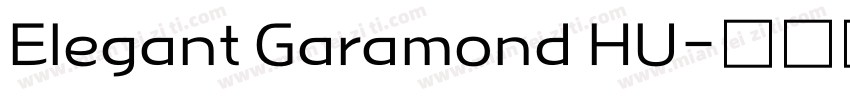 Elegant Garamond HU字体转换